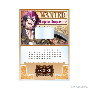 にじさんじ＿Xsoleil_アクリル万年カレンダー Doppio Dropscythe