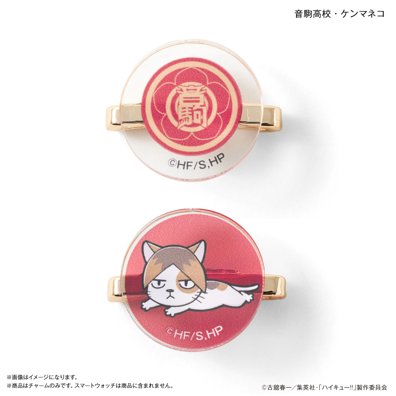 ハイキュー!!_スマートウォッチチャーム 音駒高校・ケンマネコ