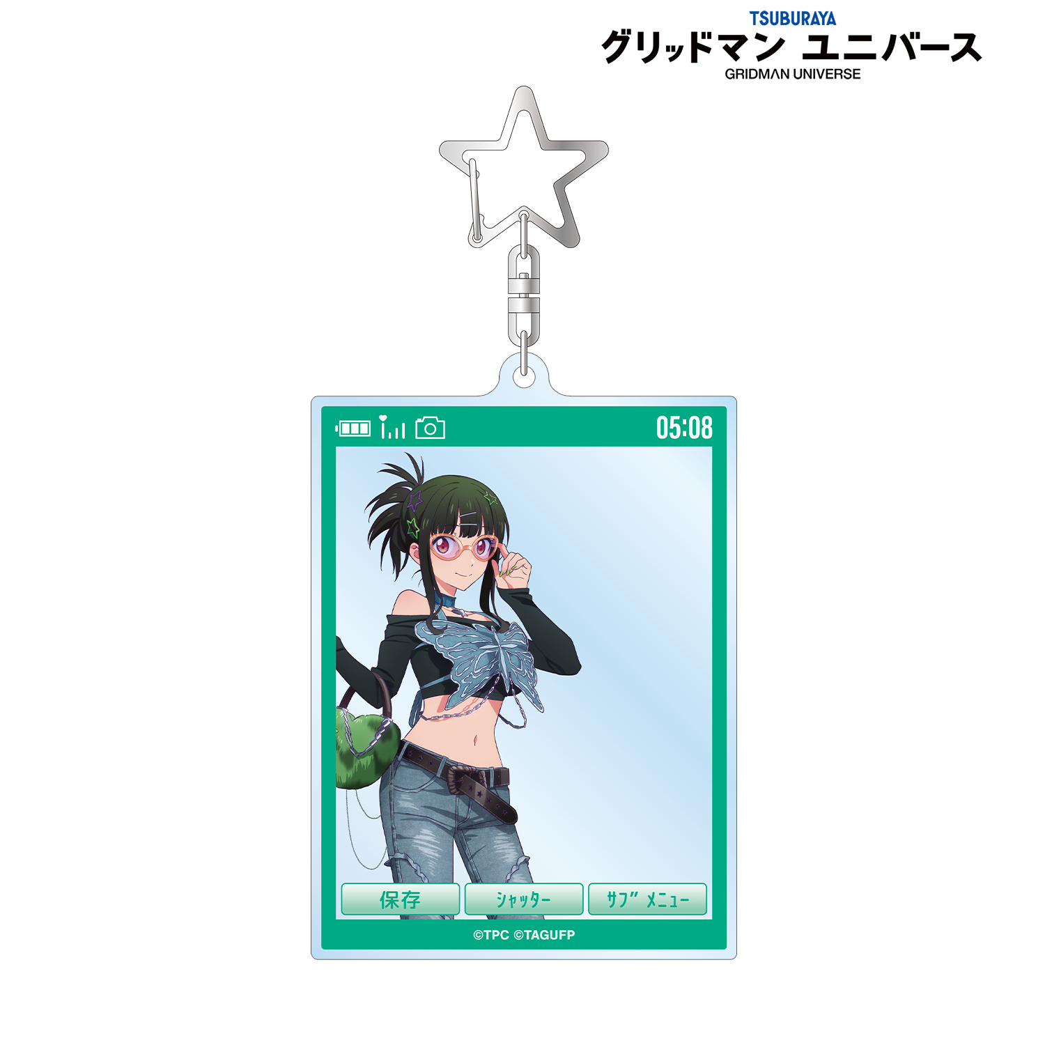 グリッドマン ユニバース_描き下ろし 2代目 Y2K ver. BIGアクリルキーホルダー