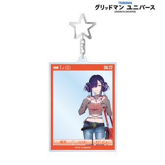 グリッドマン ユニバース_描き下ろし特大アクリルスタンド(アカネ/夜桜