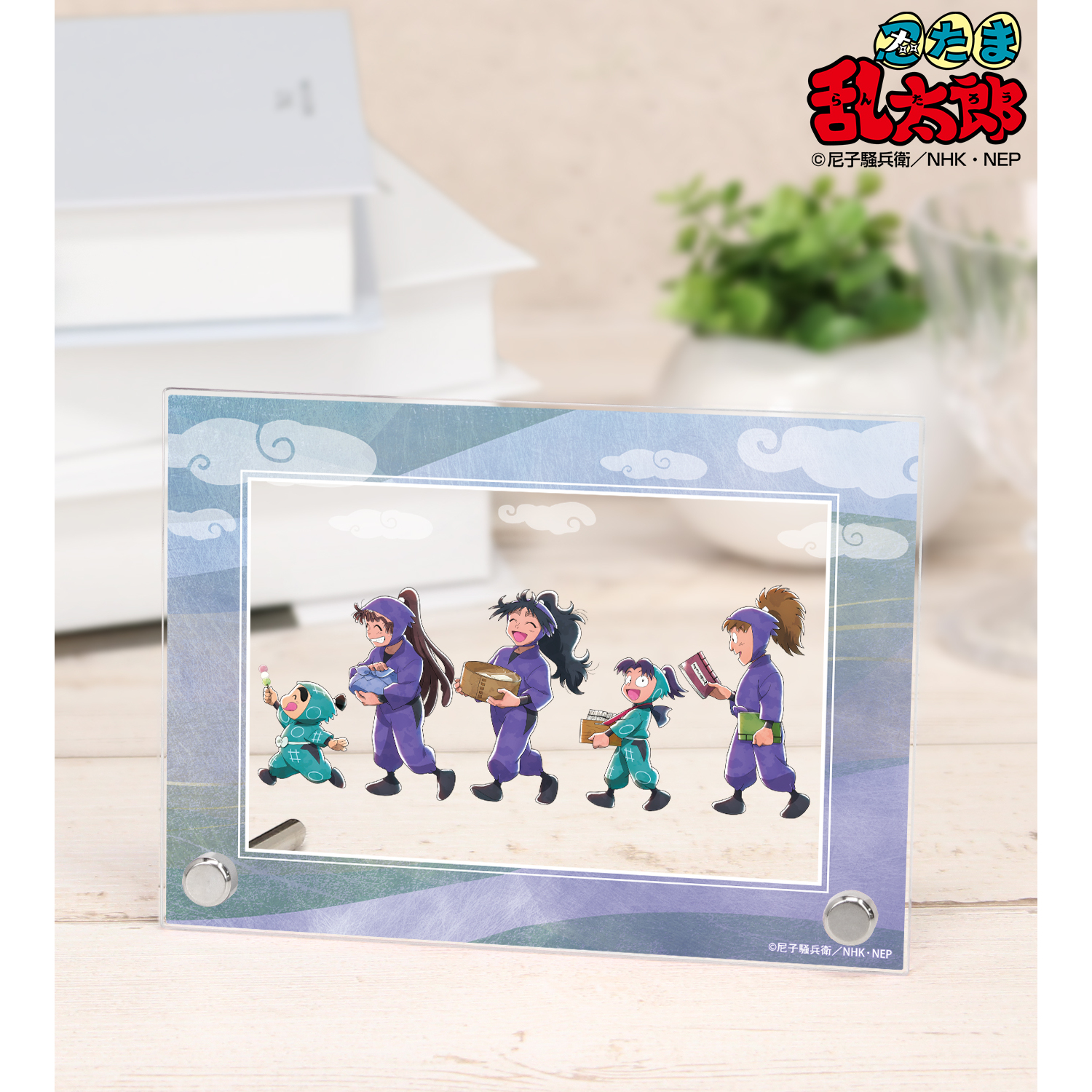 忍たま乱太郎_描き下ろし 集合 みんなで歩むの段ver. 第2弾 A6アクリルパネル ver.B
