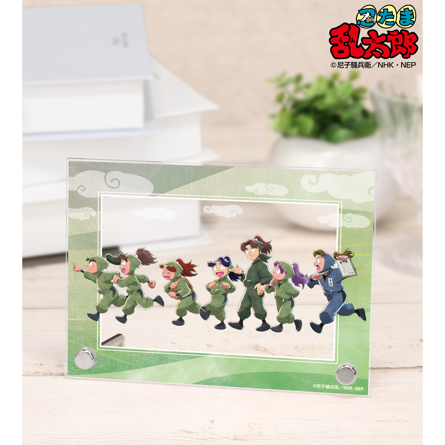 忍たま乱太郎_描き下ろし 集合 みんなで歩むの段ver. 第2弾 A6アクリルパネル ver.C