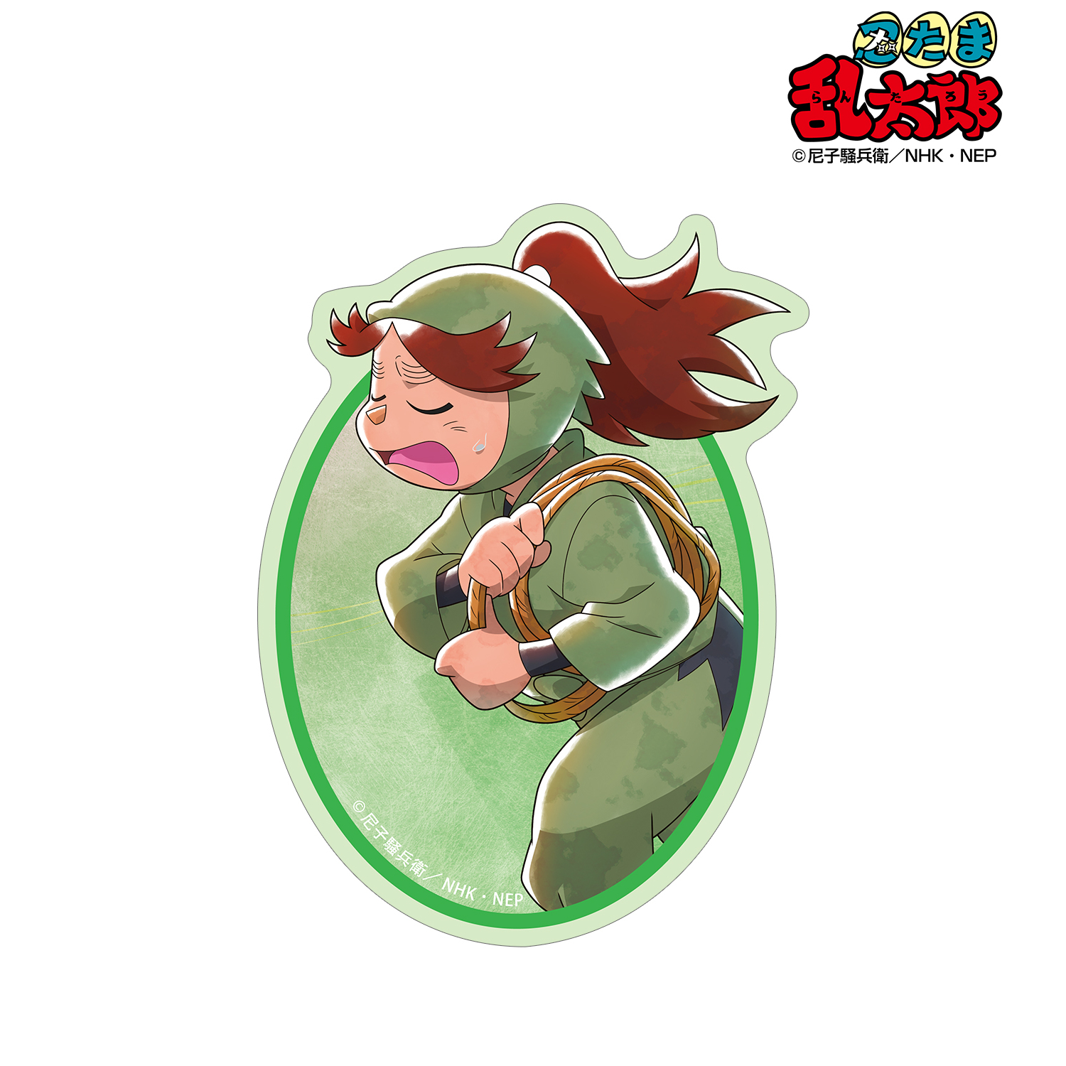 忍たま乱太郎_描き下ろし 富松作兵衛 みんなで歩むの段ver. 第2弾 ダイカットステッカー