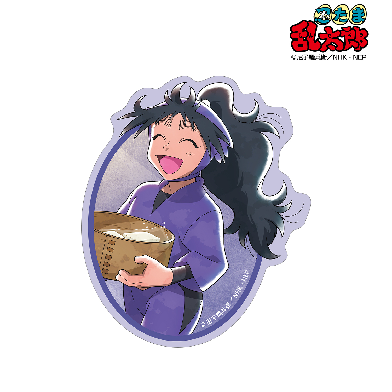 忍たま乱太郎_描き下ろし 久々知兵助 みんなで歩むの段ver. 第2弾 ダイカットステッカー