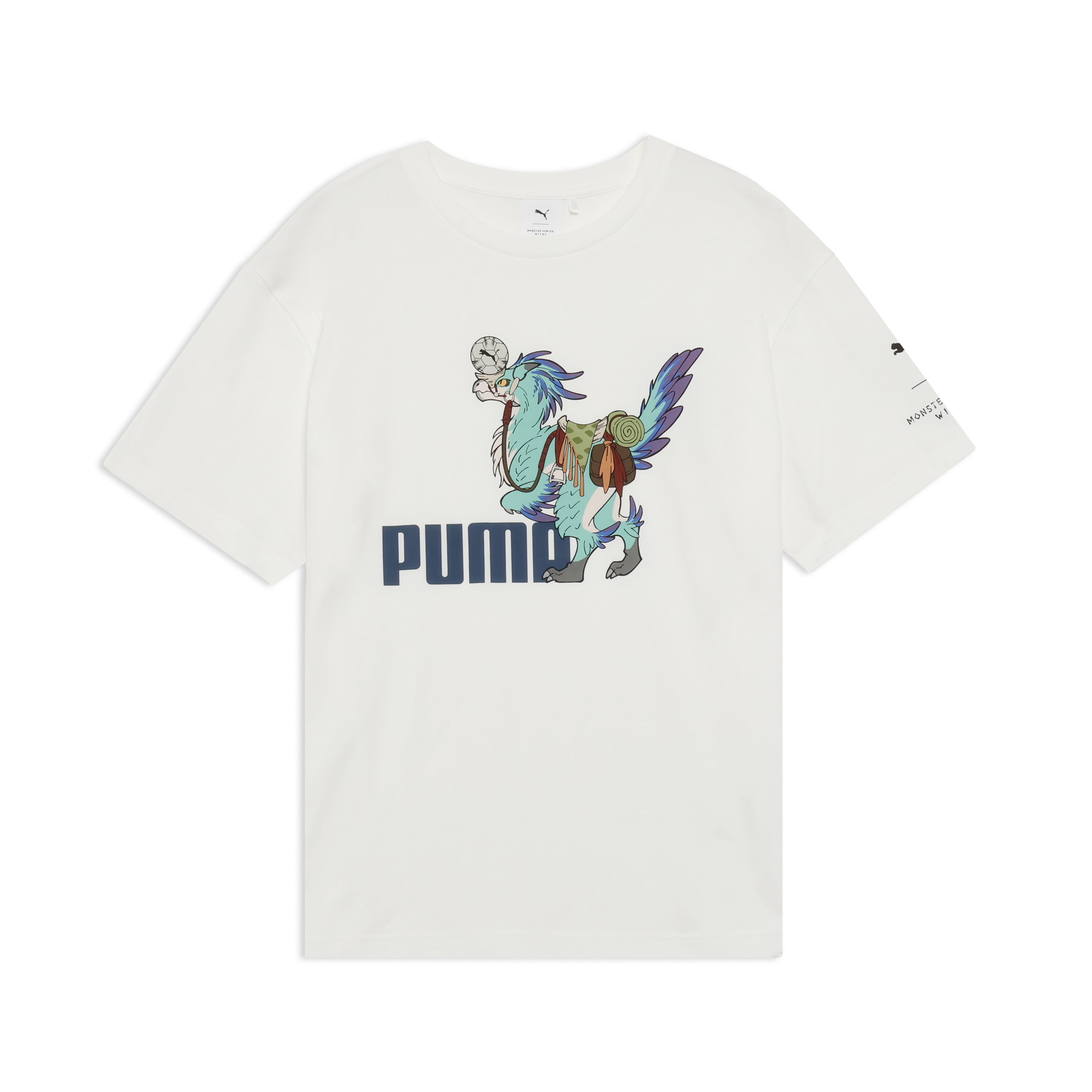 モンスターハンターシリーズ（モンハン）_XLサイズ_PUMA × MONSTER HUNTER SS TEE 1 _ PUMA WHITE-PUMA WHITE