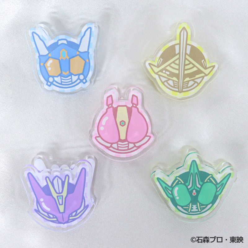 仮面ライダー電王_アクリルクリップコレクション[ギンガムパステル