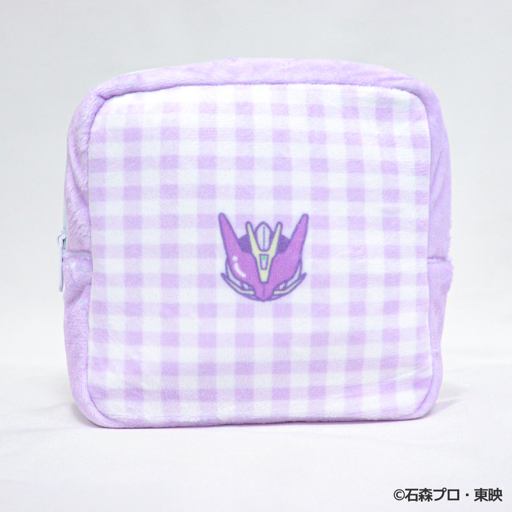 仮面ライダー電王_ましかくポーチ 4 ガンフォーム[ギンガムパステルシリーズ]