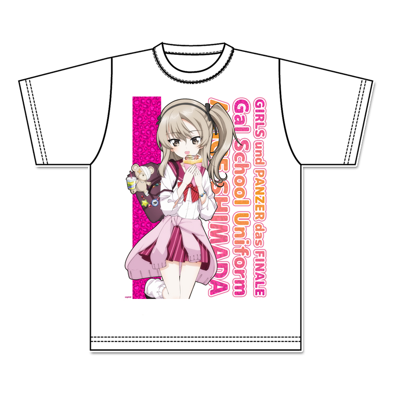 ガールズ＆パンツァー 最終章_描き下ろし グラフィックTシャツ【島田愛里寿】ギャル制服ver.