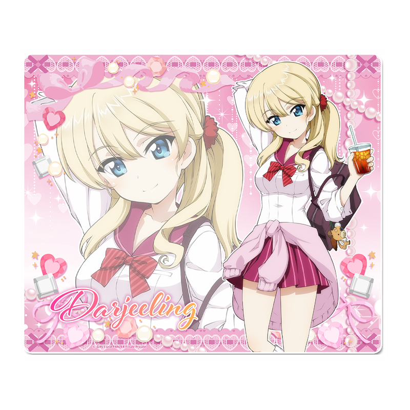 ガールズ＆パンツァー 最終章_描き下ろし マウスパッド【ダージリン】ギャル制服ver.