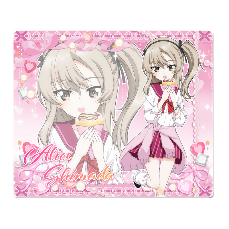 ガールズ＆パンツァー 最終章_描き下ろし マウスパッド【島田愛里寿】ギャル制服ver.