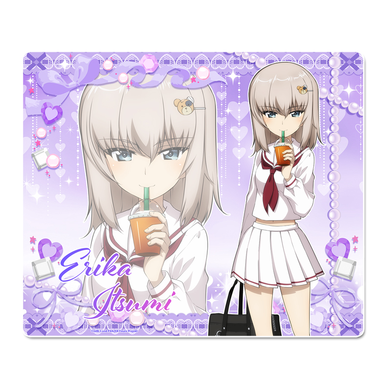ガールズ＆パンツァー 最終章_描き下ろし マウスパッド【逸見エリカ】ギャル制服ver.