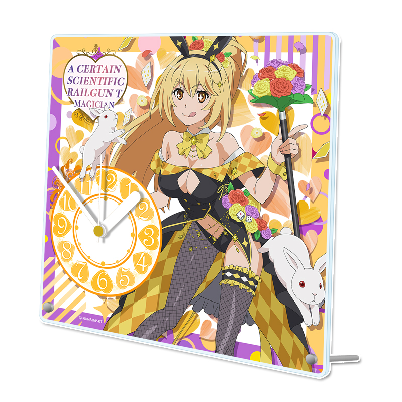 とある科学の超電磁砲T_描き下ろしアクリル置時計【食蜂操祈】マジシャンver.
