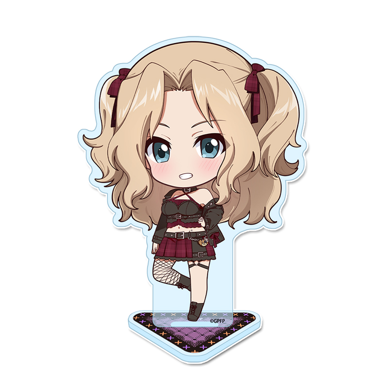 ガールズ＆パンツァー 最終章_ぷちちょこアクリルスタンド【ケイ】サブカルファッションver.