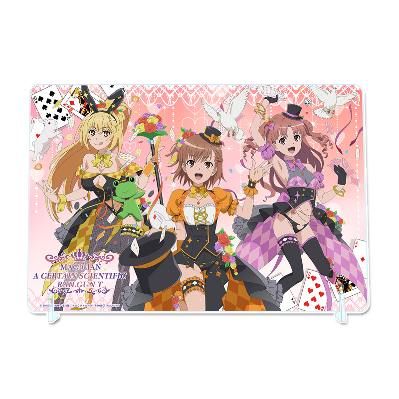 とある科学の超電磁砲T_描き下ろしBIGアクリルボード【マジシャンver.】