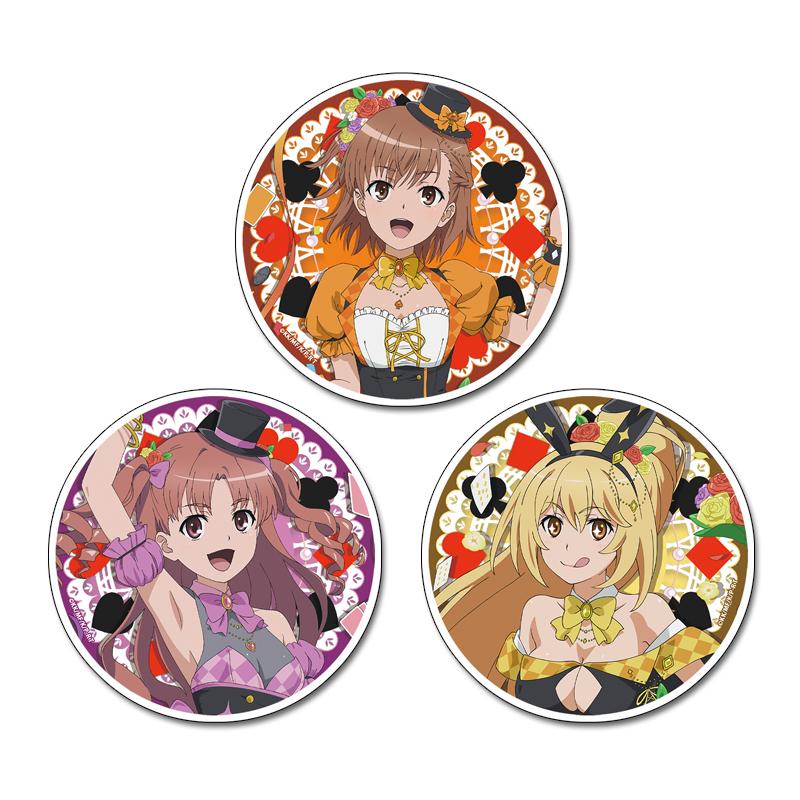 とある科学の超電磁砲T_描き下ろしスマホステッカーセット【マジシャンver.】