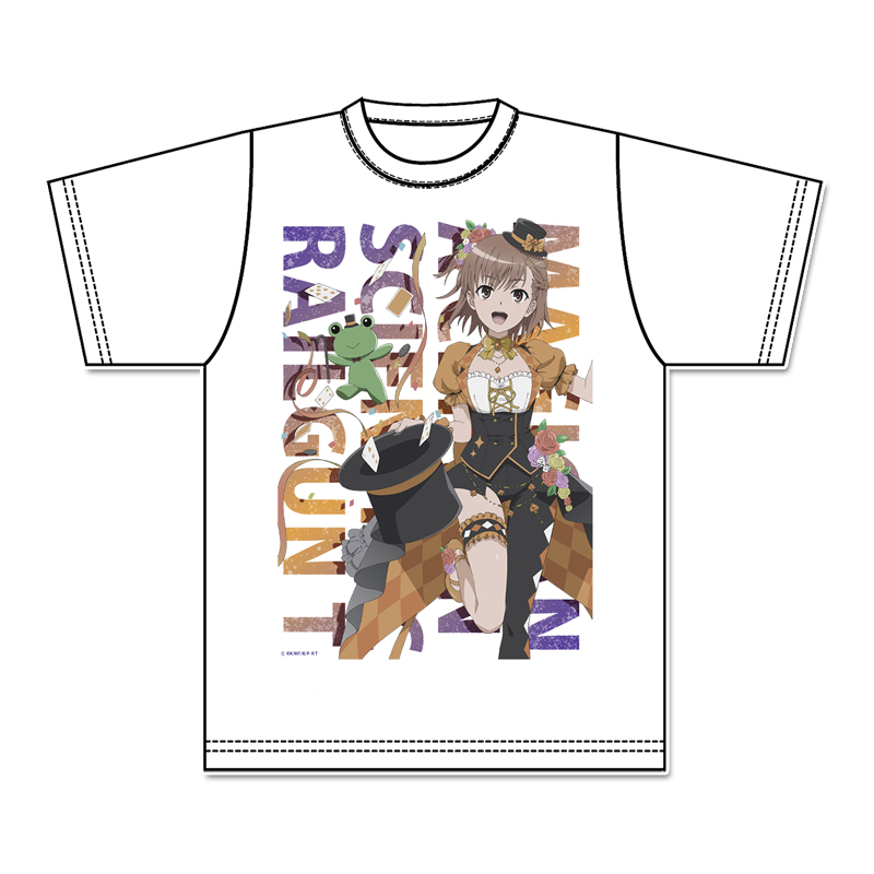 とある科学の超電磁砲T_描き下ろしグラフィックTシャツ【御坂美琴】マジシャンver.