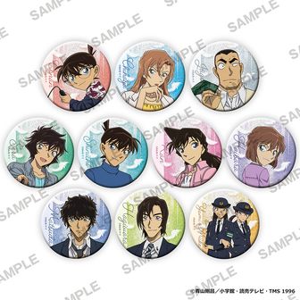 名探偵コナン_ペンシルアート 缶バッジコレクションVol.4 江戸川コナン