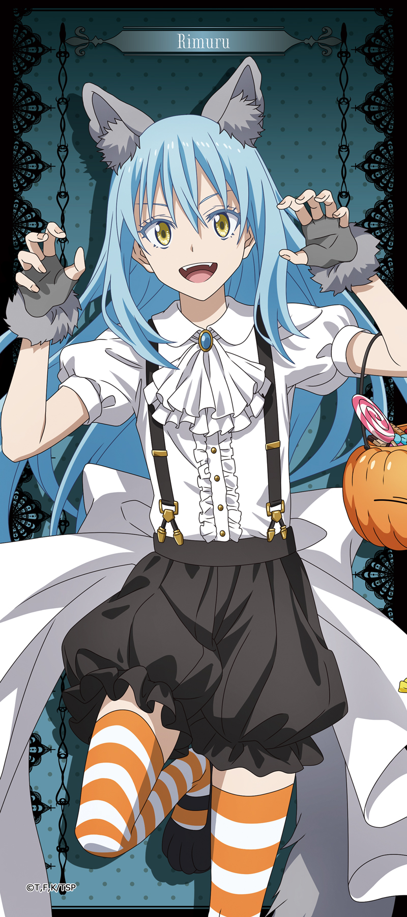 転生したらスライムだった件_描き下ろしスポーツタオル　（リムル/ハロウィン）