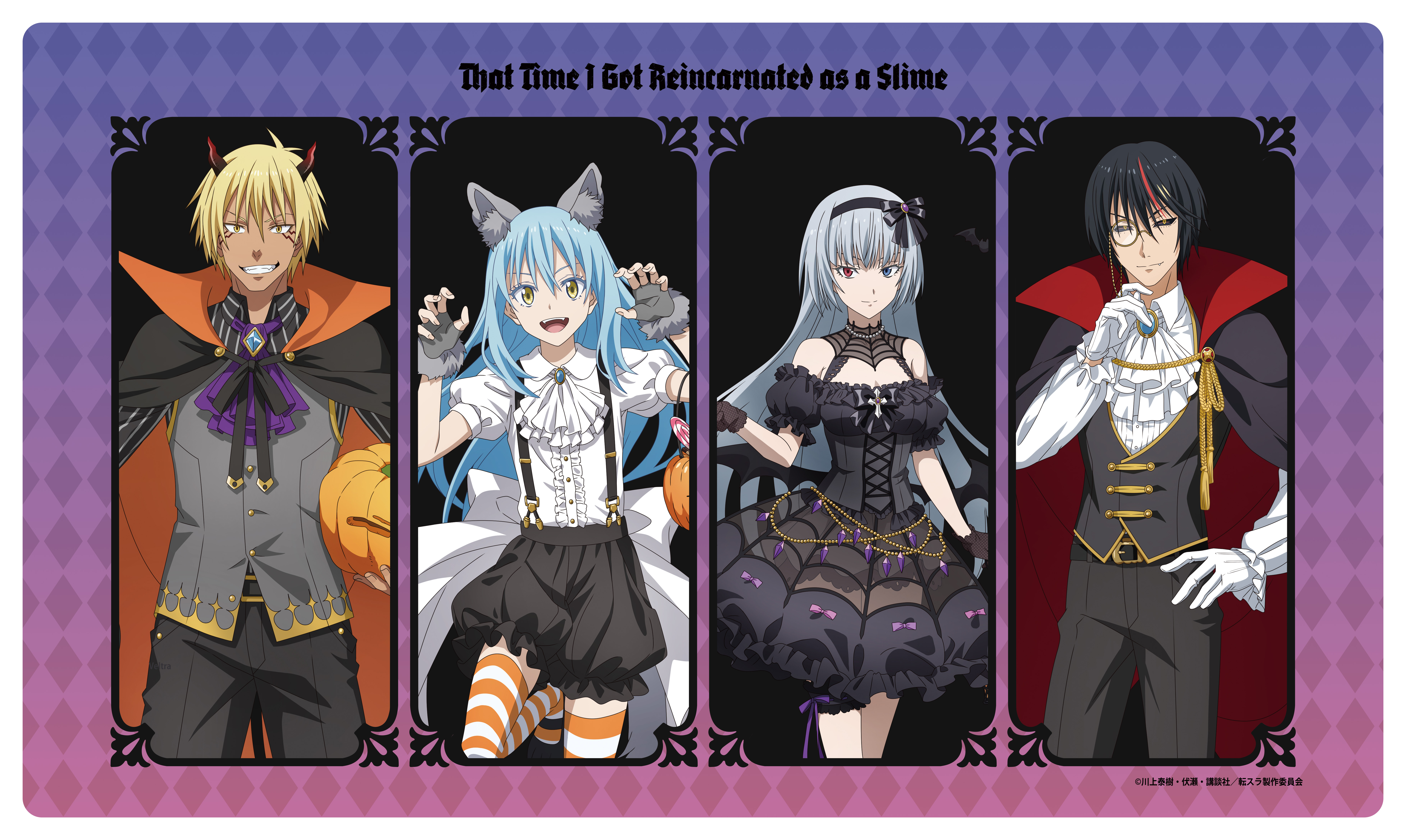 転生したらスライムだった件_描き下ろしラバーマット　（集合/ハロウィン）