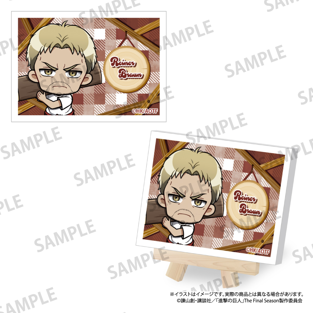 進撃の巨人_キャンバスボードミニ ライナー・ブラウン(ミニキャラ)(DIY)