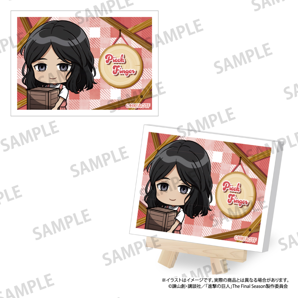 進撃の巨人_キャンバスボードミニ ピーク・フィンガー(ミニキャラ)(DIY)