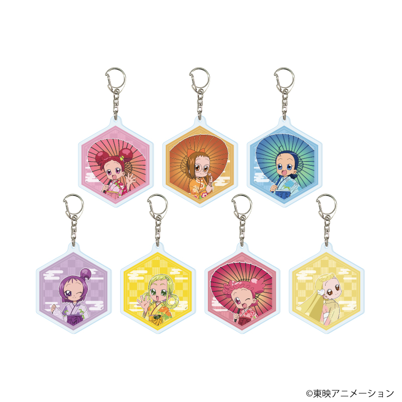 おジャ魔女どれみドッカ?ン！_アクリルキーホルダー22/袴・番傘ver. コンプリートセット(全7種)(描き下ろしイラスト)【コンプリートセット／7個入り】