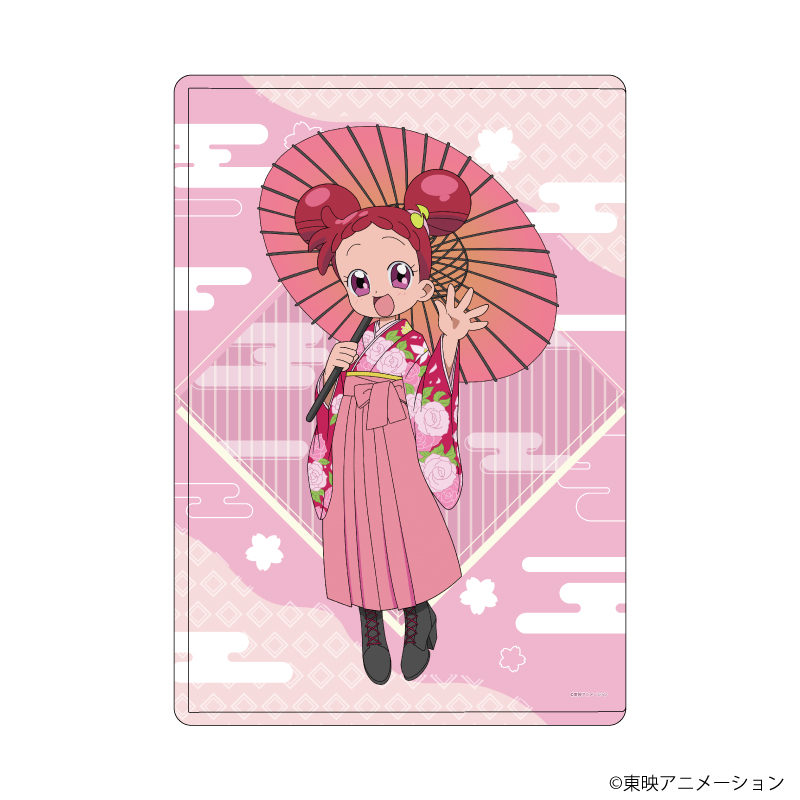 おジャ魔女どれみドッカ?ン！_キャラクリアケース25/春風どれみ 袴・番傘ver.(描き下ろしイラスト)