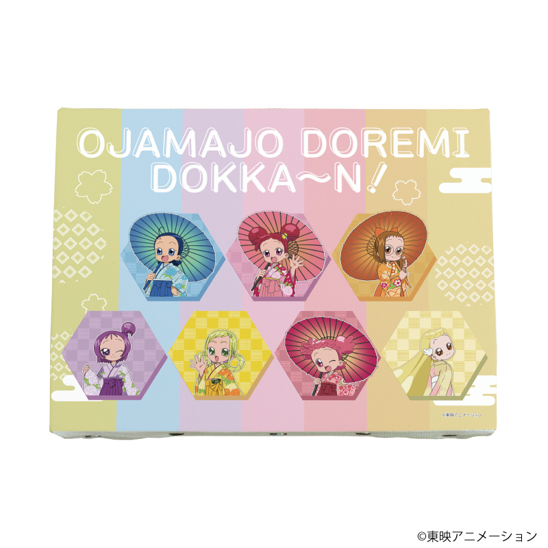 おジャ魔女どれみドッカ?ン！_キャンバスボード13/集合デザイン 袴・番傘ver.(描き下ろしイラスト)