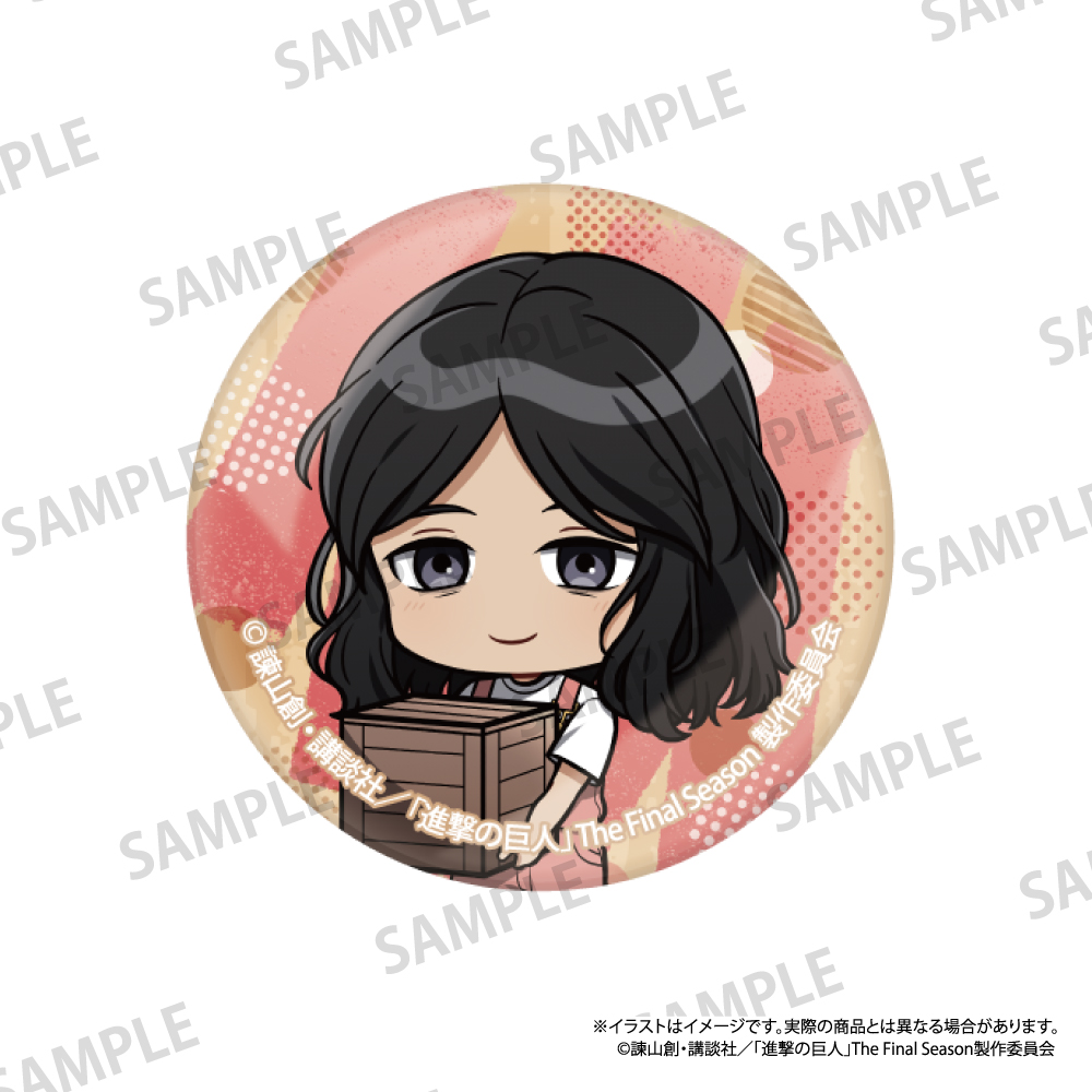 進撃の巨人_ガラスマグネット ピーク・フィンガー(ミニキャラ)(DIY)