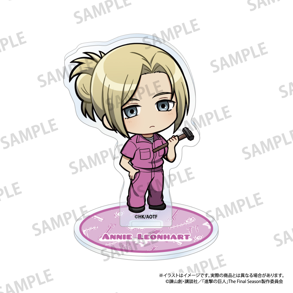 進撃の巨人_アクリルスタンド アニ・レオンハート(ミニキャラ)(DIY)