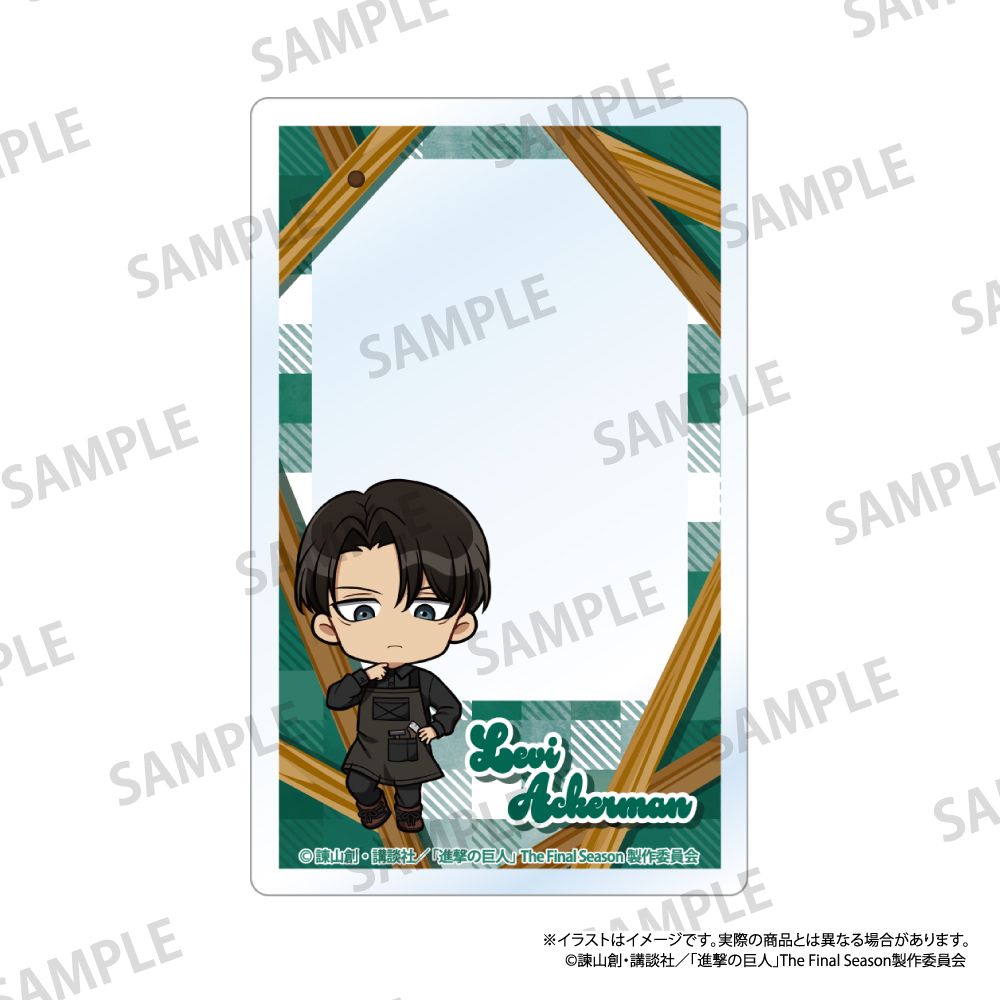 進撃の巨人_アクリルカード リヴァイ・アッカーマン(ミニキャラ)(DIY)