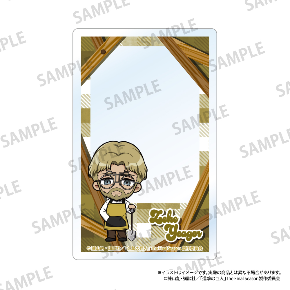 進撃の巨人_アクリルカード ジーク・イェーガー(ミニキャラ)(DIY)