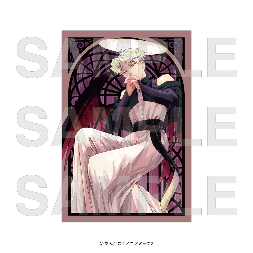 夜分に吸血失礼します。_ポストカードA 描き下ろしイラスト 小夜稔