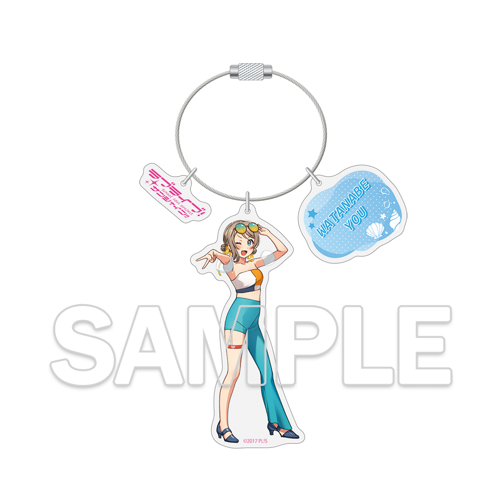 ラブライブ!サンシャイン!!_ワイヤーアクリルキーホルダー 渡辺 曜