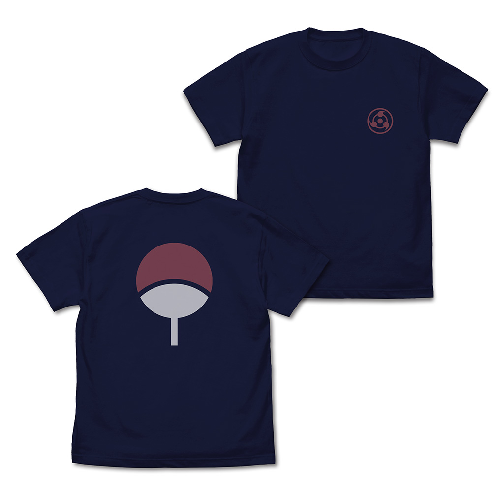 NARUTO-ナルト- 疾風伝_Sサイズ_うちは一族 Tシャツ/NAVY
