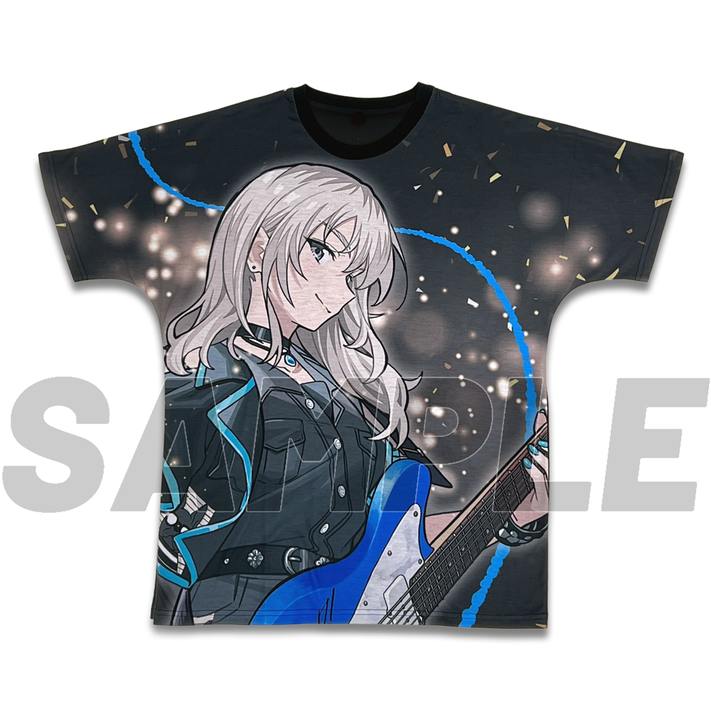 ガールズバンドクライ_S_描き下ろし 河原木桃香 フルグラフィックシームレスTシャツ 運命の華Ver.