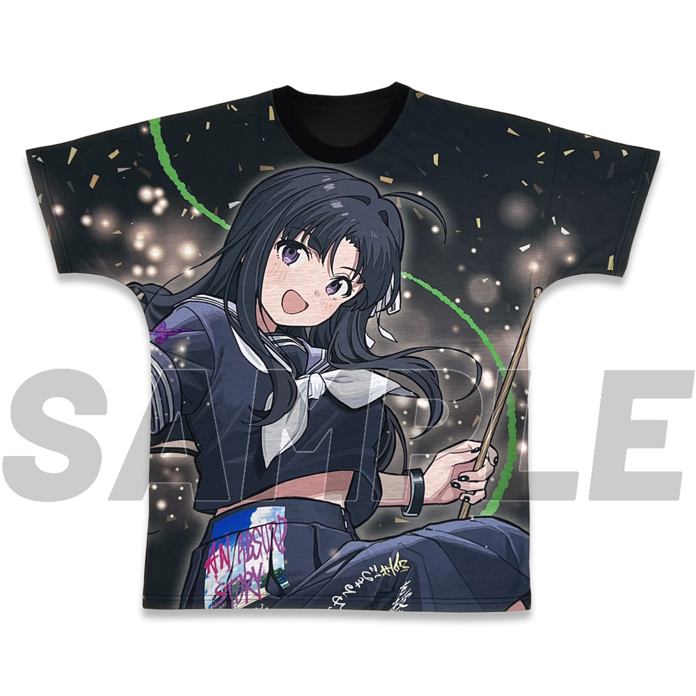 ガールズバンドクライ_M_描き下ろし 安和すばる フルグラフィックシームレスTシャツ 運命の華Ver.