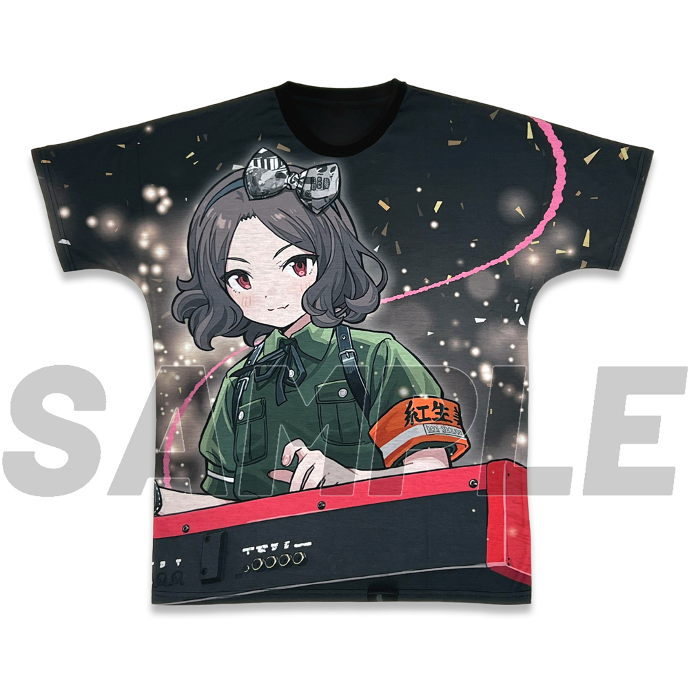 ガールズバンドクライ_S_描き下ろし 海老塚智 フルグラフィックシームレスTシャツ 運命の華Ver.