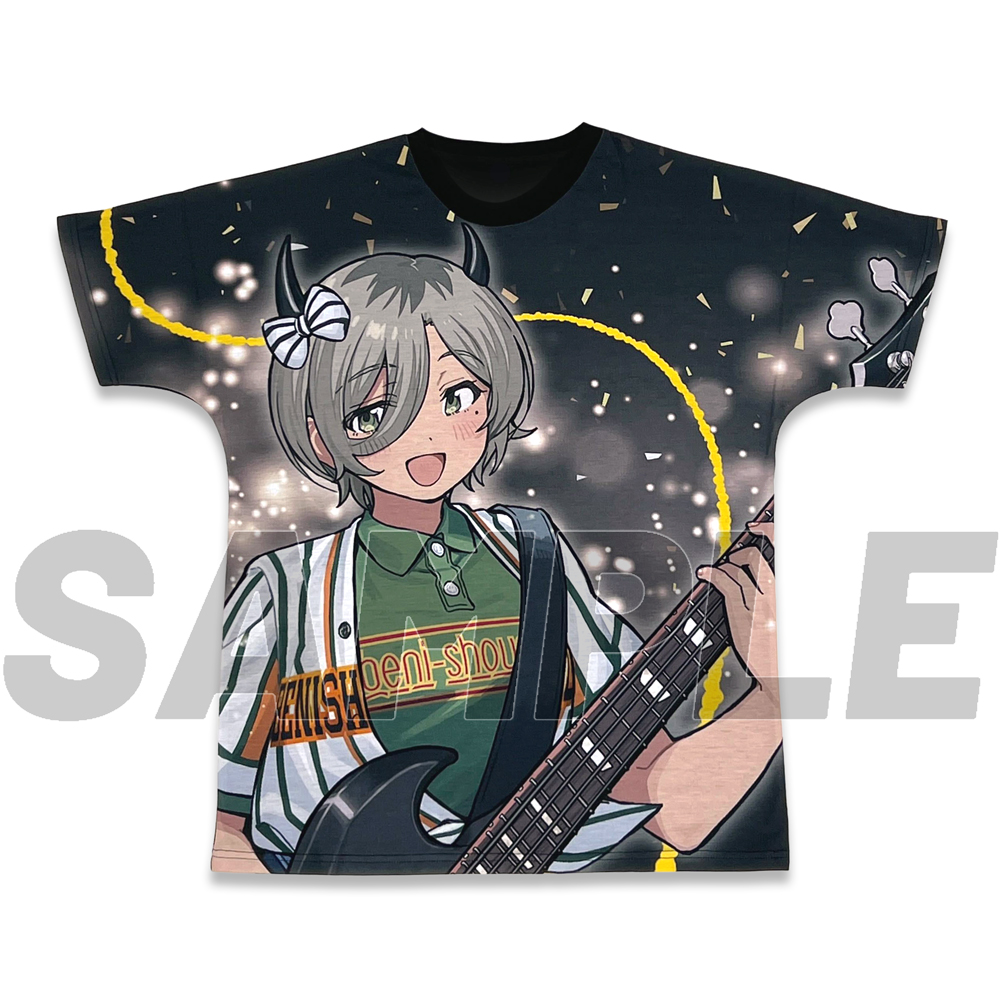 ガールズバンドクライ_L_描き下ろし ルパ フルグラフィックシームレスTシャツ 運命の華Ver.