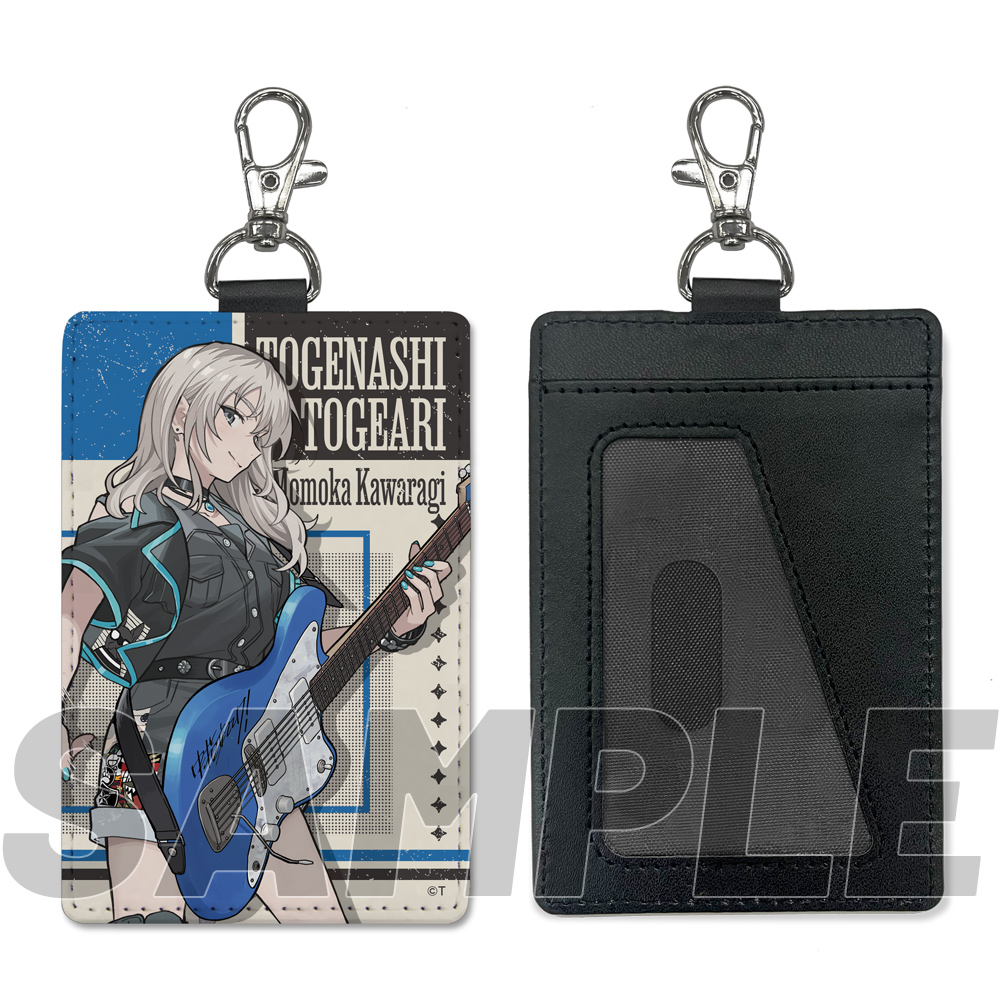 ガールズバンドクライ_描き下ろし 河原木桃香 パスケース(ナスカン付き) 運命の華Ver.