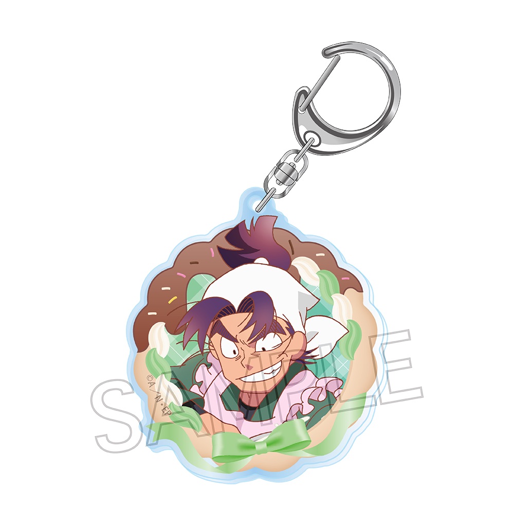 忍たま乱太郎_アクリルキーホルダー -スイーツ作りの段- 潮江文次郎