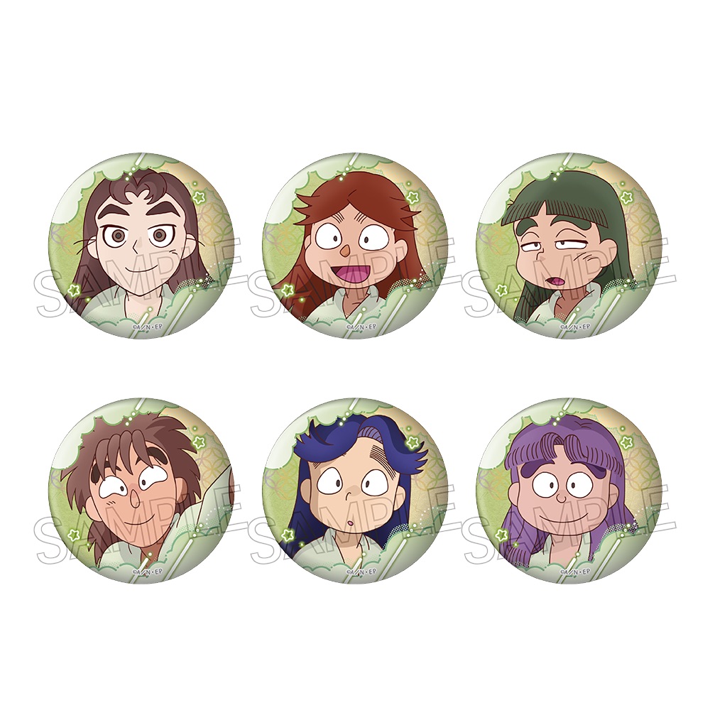 忍たま乱太郎_百面相缶バッジ -寝巻き姿の段Vol.2-【BOX／6個入り