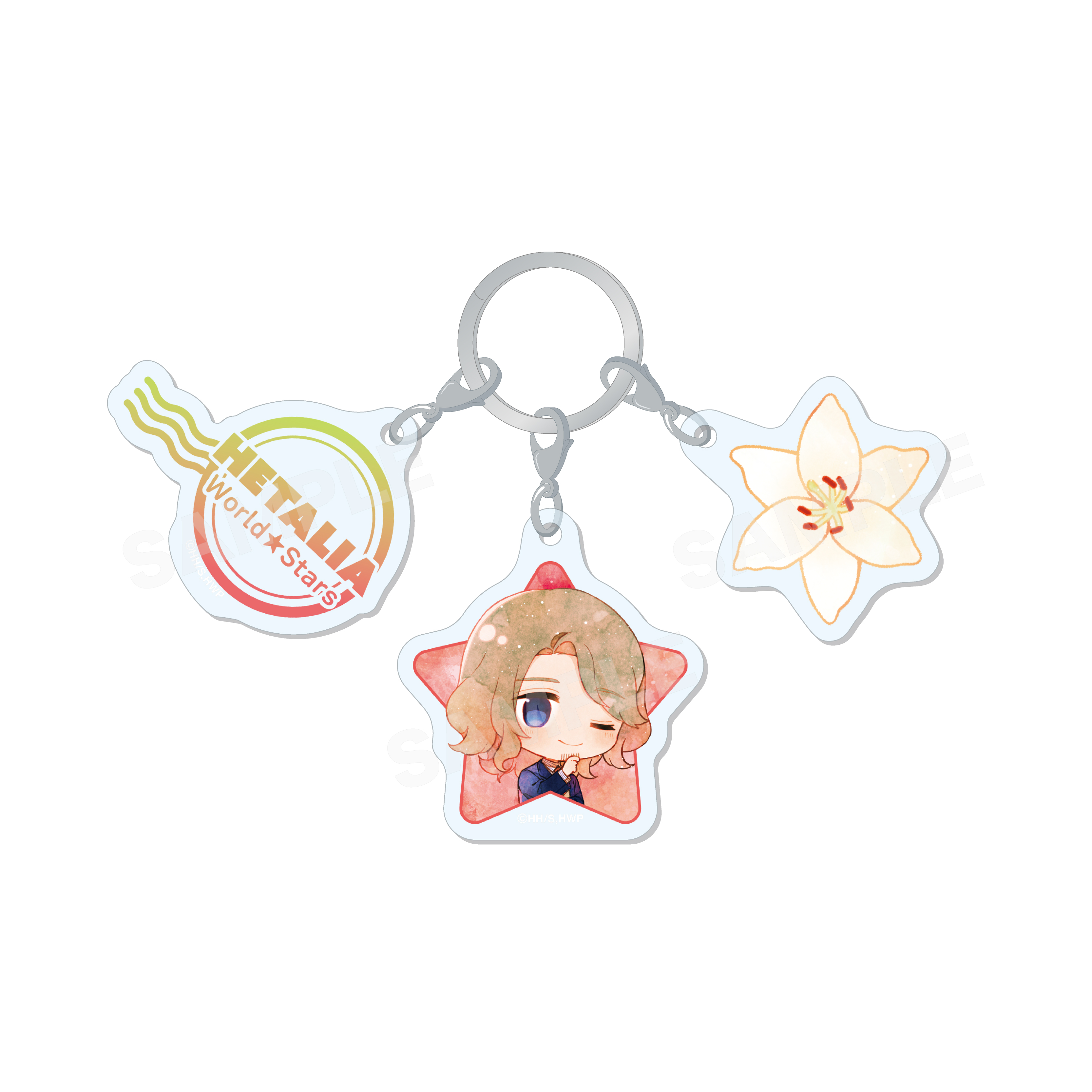 ヘタリア World★Stars_キャラでるアート 3連チャーム /06 フランス