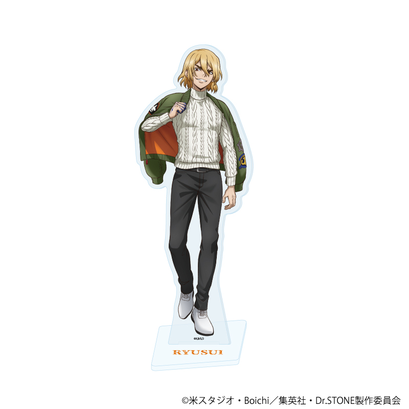 Dr.STONE_アクリルスタンド72/七海龍水 フライトジャケットver.(描き下ろしイラスト)