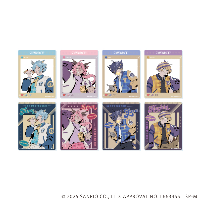 SHOW BY ROCK!!_アクリルカード42/コンプリートセット(全8種)(描き下ろしイラスト)【コンプリートセット／8個入り】