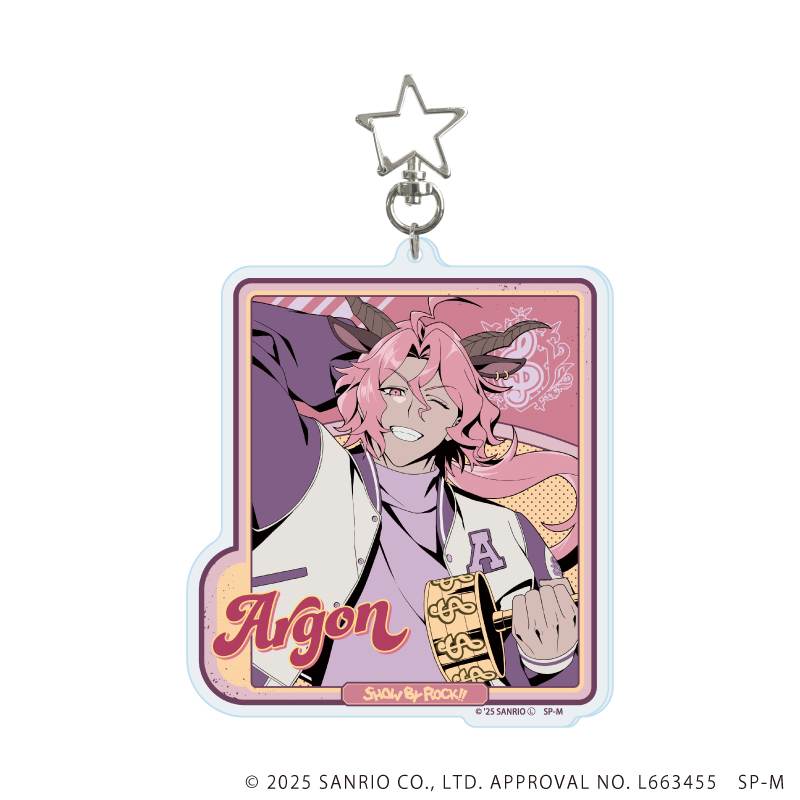 SHOW BY ROCK!!_星型ナスカン付きデカアクリルキーホルダー06/アルゴン(描き下ろしイラスト)
