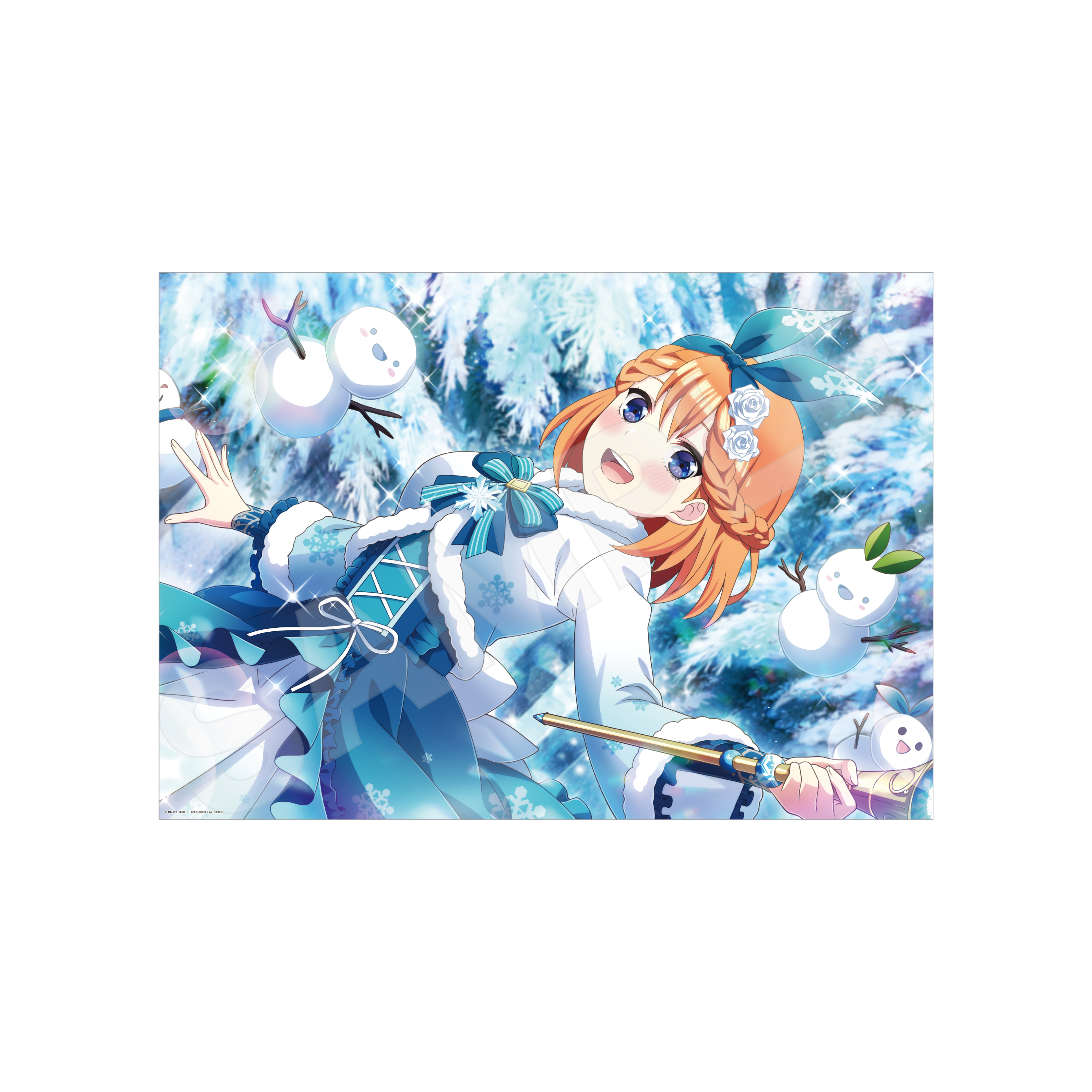 五等分の花嫁 五つ子ちゃんはパズルを五等分できない。_A3クリアポスター /04 四葉