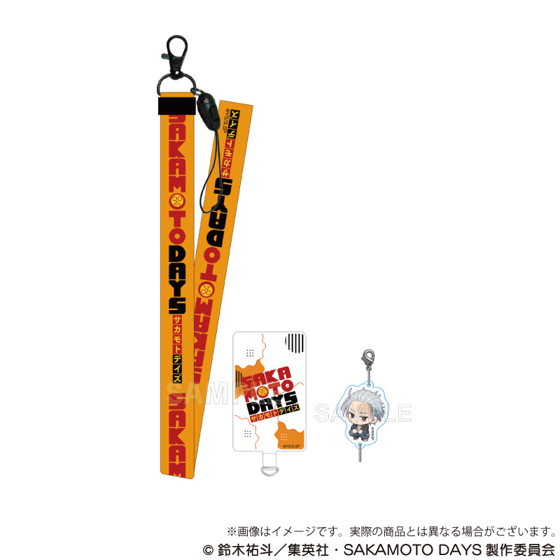 SAKAMOTO DAYS_ストラップ付きフォンタブ ポーチいんver. 楽