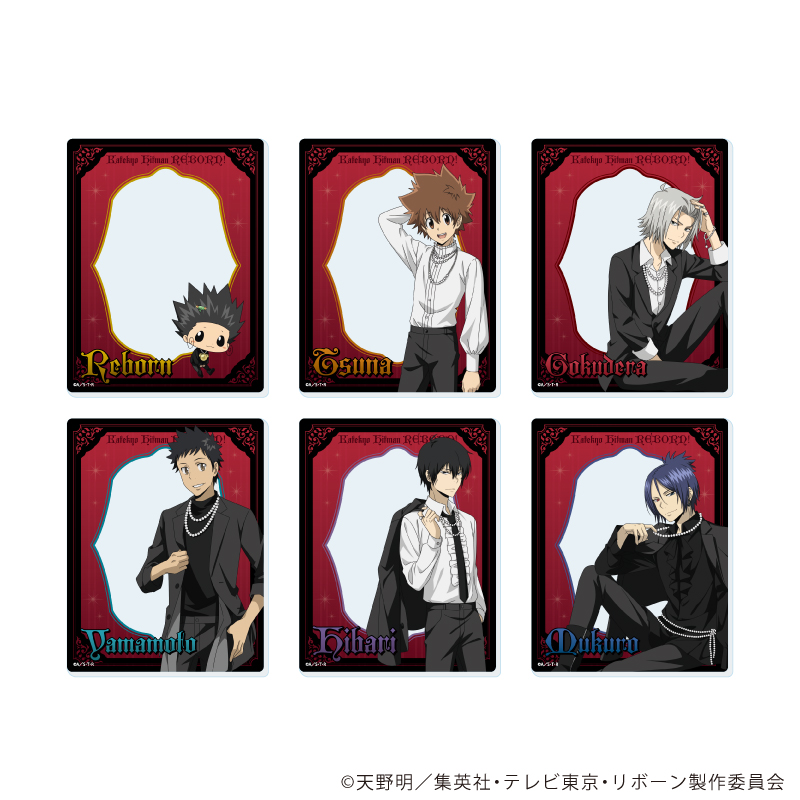 家庭教師ヒットマンREBORN!_アクリルカード11/コンプリートセット(全6種)(描き下ろしイラスト)【コンプリートセット／6個入り】