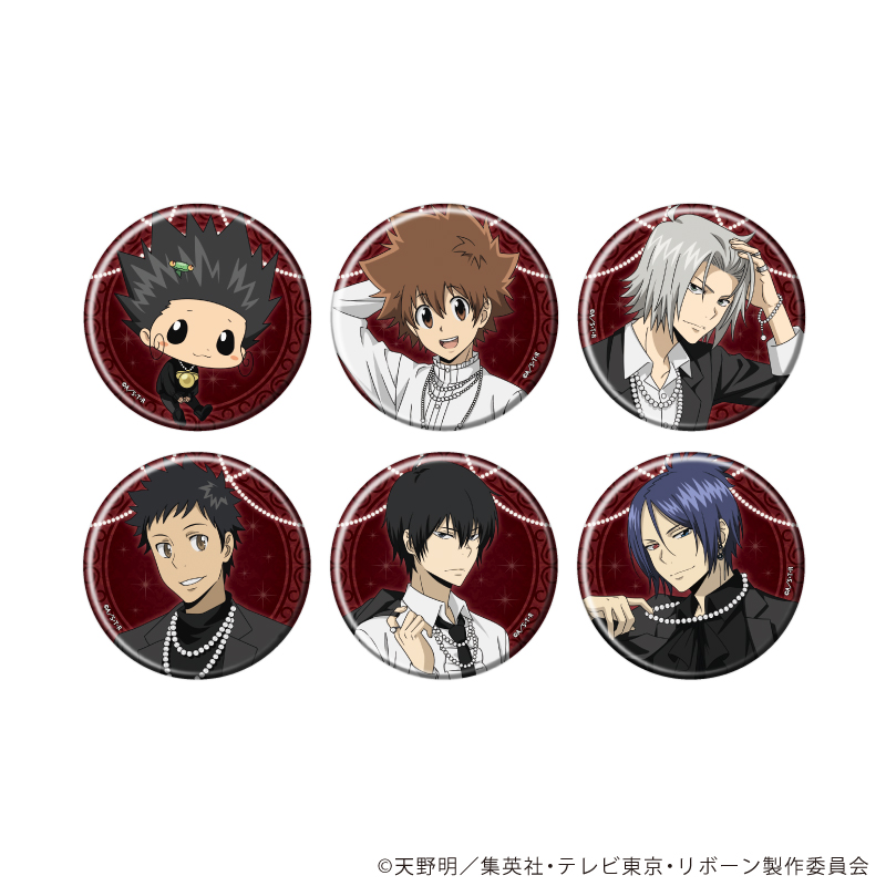 家庭教師ヒットマンREBORN!_缶バッジ72/コンプリートセット(全6種